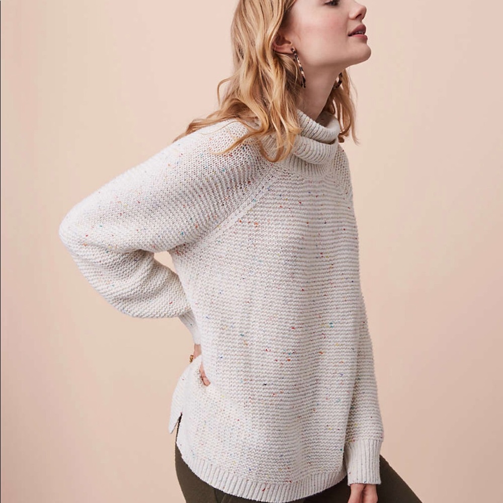 Loft Rainbow Chip Sweater